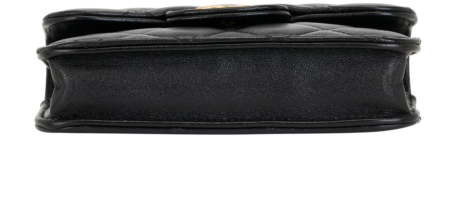 Mini Top Handle Flap, &pound;2,900, Handbags, Black, Lambskin Leather, Top view
